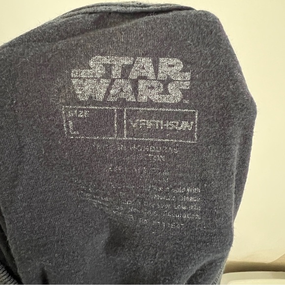 Fifth Sun Star Wars Storm Trooper Van Gogh Black Shirt-Size Men’s Large - Picture 4 of 4